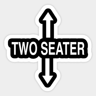 TWO SEATER Sticker